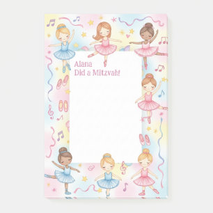Post-it® Ballet Thème Ballerina Danseuse Personnalisée Mitz
