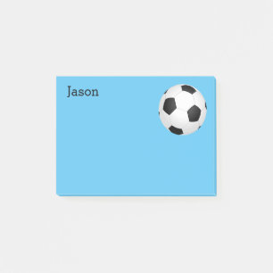 Post-it® ballon de soccer personnalisé poster une note pour