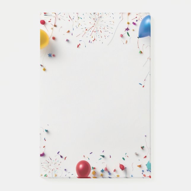 Post-it® Ballotte et cadre pyrotechnique (Devant)