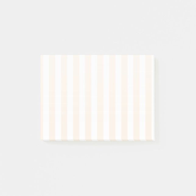 Post-it® Bande de bonbons beige et blanche (Devant)