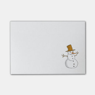 Post-it® Bande dessinée de bonhomme de neige