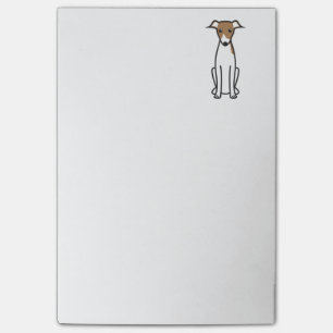 Post-it® Bande dessinée de chien de lévrier italien