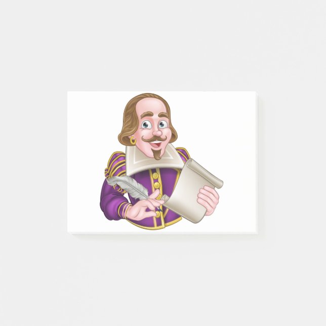 Post-it® Bande dessinée de William Shakespeare (Devant)