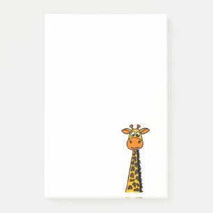Post-it® Bande dessinée drôle de girafe