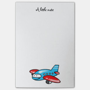 Post-it® bande dessinée mignonne d'avion
