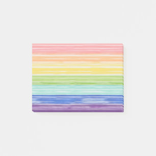 Post-it® Bandes arc-en-ciel inondées