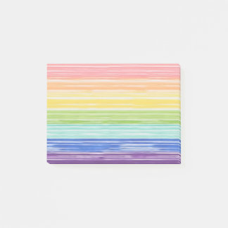 Post-it® Bandes arc-en-ciel inondées