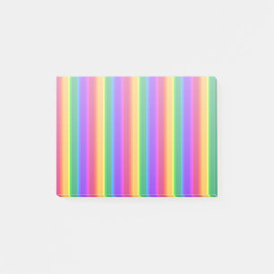 Post-it® Bandes arc-en-ciel irrégulières