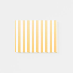 Post-it® Bandes de bonbons jaune et blanc ensoleillé