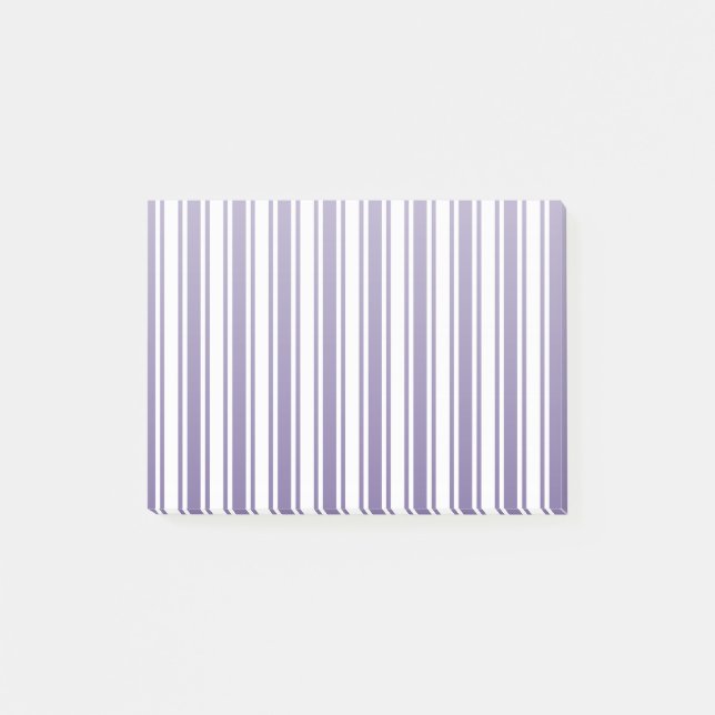Post-it® Bandes de bonbons ultra violettes et blanches (Devant)