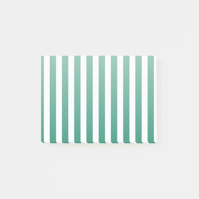 Post-it® Bandes de bonbons vert et blanc (Devant)