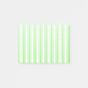 Post-it® Bandes de bonbons vert et blanc de chaux
