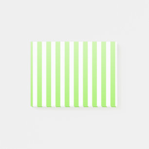Post-it® Bandes de bonbons vert et blanc de chaux