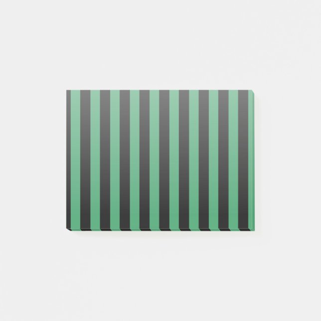 Post-it® Bandes de bonbons vert et noir (Devant)
