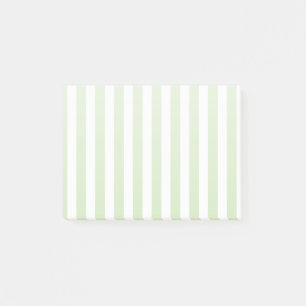 Post-it® Bandes de bonbons vert pâle et blanc