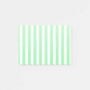 Post-it® Bandes de bonbons vertes et blanches