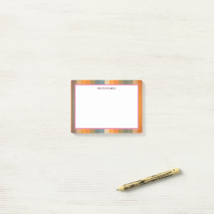 Post-it® Bandes Diagonales colorées Retro