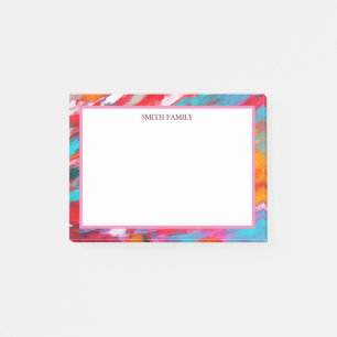 Post-it® Bandes Diagonales colorées Retro