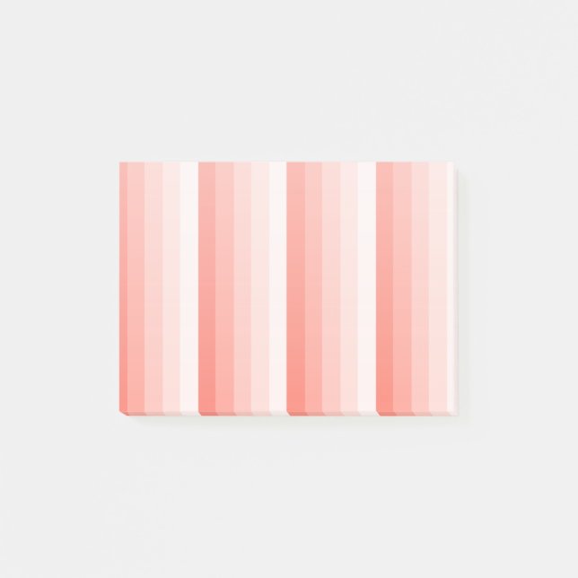 Post-it® Bandes d'ombre de pêche corail (Devant)