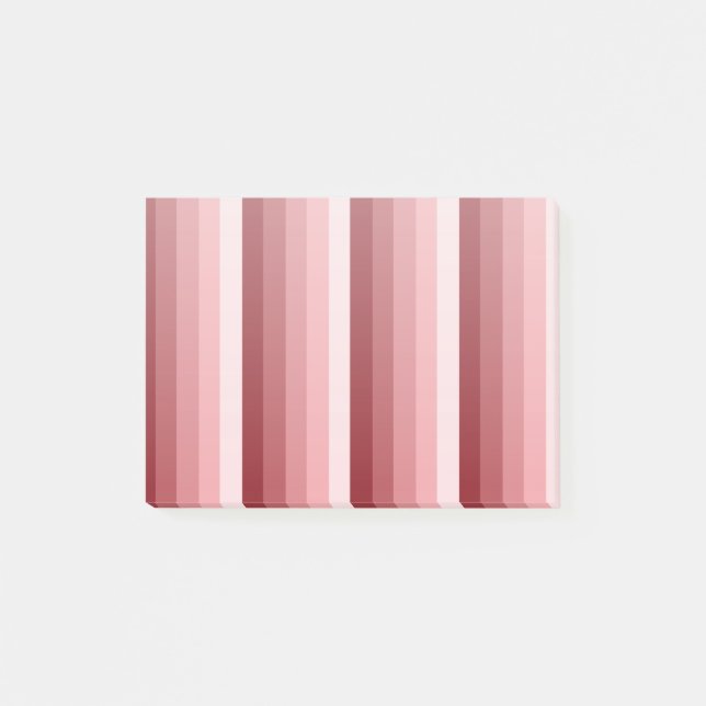 Post-it® Bandes d'ombre rouges (Devant)