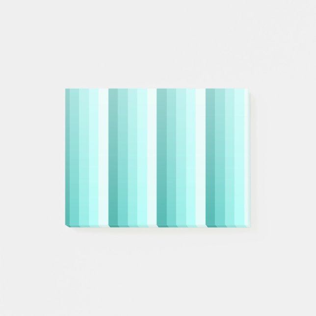 Post-it® Bandes d'ombre turquoise (Devant)