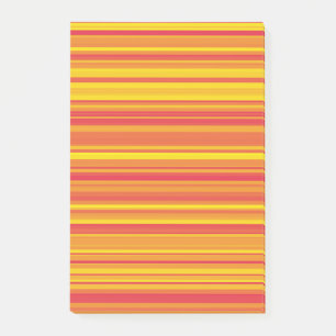 Post-it® Bandes orange rouge jaune