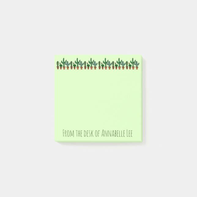 Post-it® Bannière de cactus (Devant)