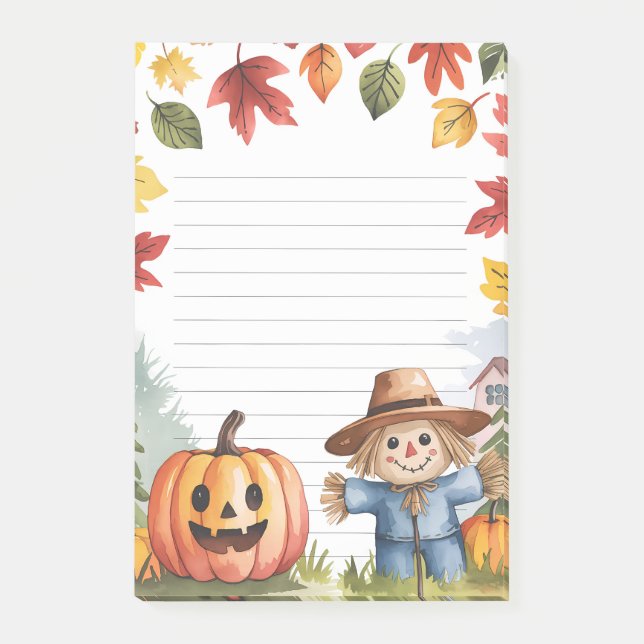 Post-it® Barnyard sourit et rires feuillus (Devant)