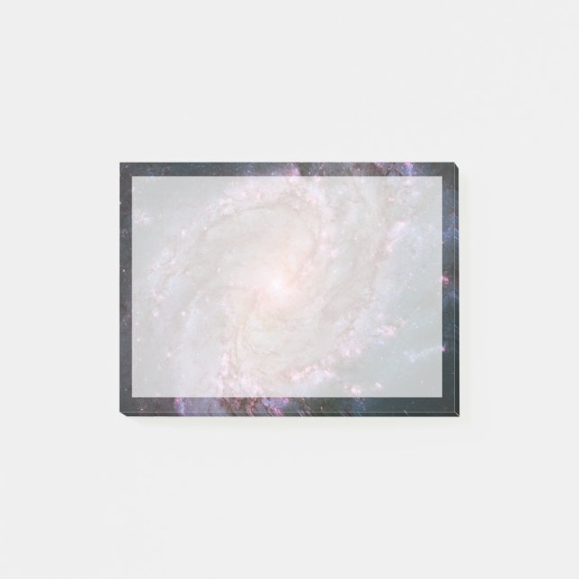 Post-it® Barred Spiral Galaxy Messier 83. (Devant)