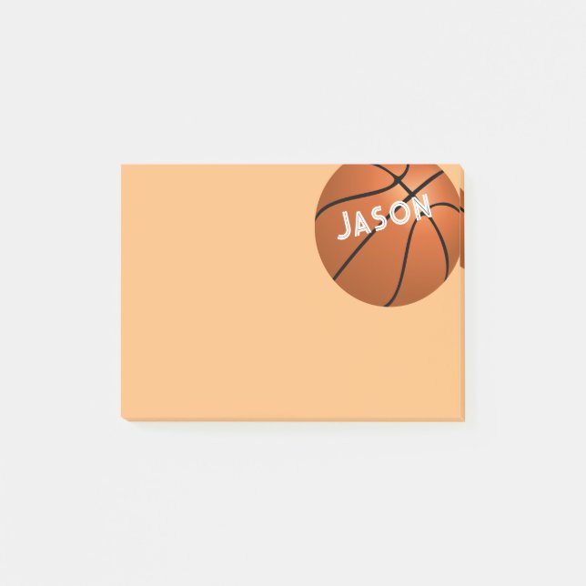 Post-it® basket-ball personnalisé prêt à personnaliser (Devant)