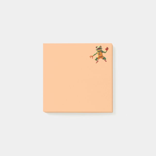 Post-it® Basketball Grenouille cartons orange (Devant)