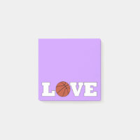Basketball LOVE Basketball Coach Desktop Bloc-note