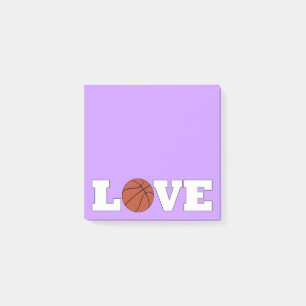 Post-it® Basketball LOVE Basketball Coach Desktop Bloc-note