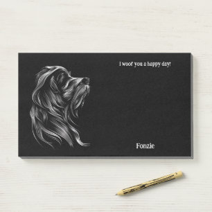 Post-it® Basset Griffon Vendeen Art Abstrait Nom du chien