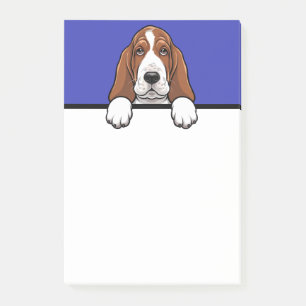 Post-it® Basset Hound Cute Basset Cadeaux Amoureux de les c
