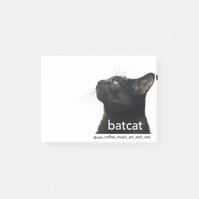 Post-it® Batcat : Notes de post-it (Devant)