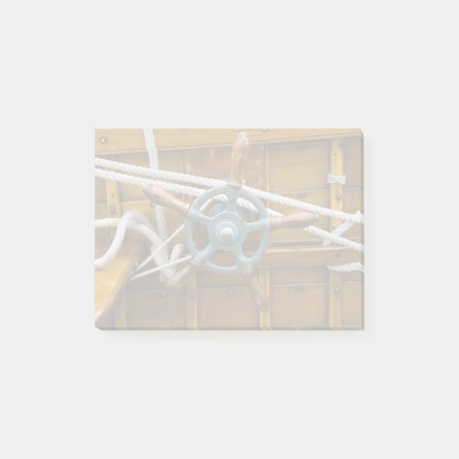 Post-it® Bateau en bois antique (Devant)