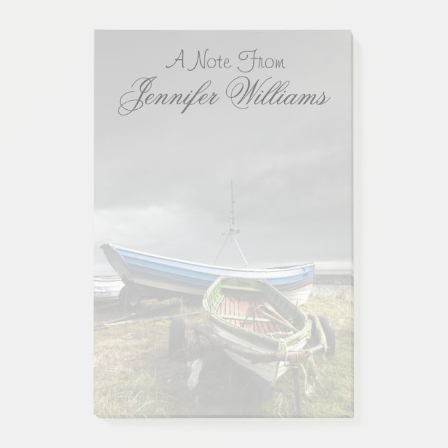 Post-it® Bateaux À Fouet Sur La Côte| Angleterre (Devant)