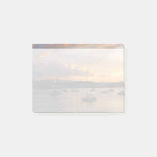 Post-it® Bateaux à voile au coucher du soleil