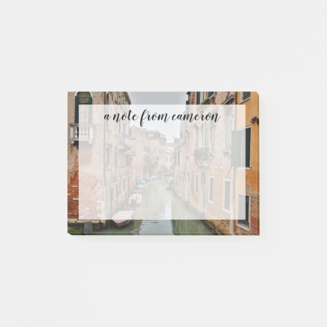 Post-it® Bâtiment le long des canaux de Venise (Devant)