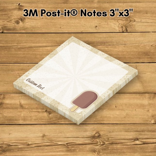 Post-it® Bâtonnet de glace au chocolat (Créateur téléchargé)