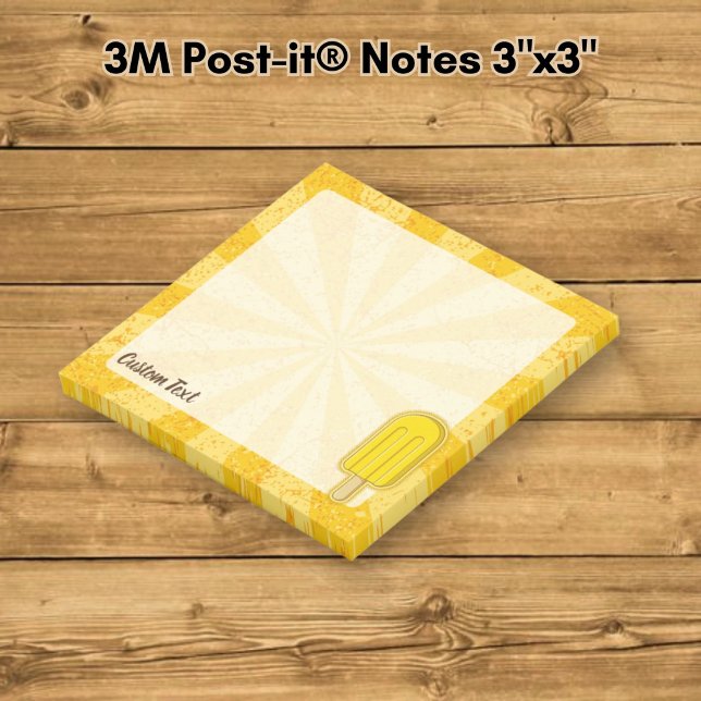 Post-it® Bâtonnet de glace au citron (Créateur téléchargé)