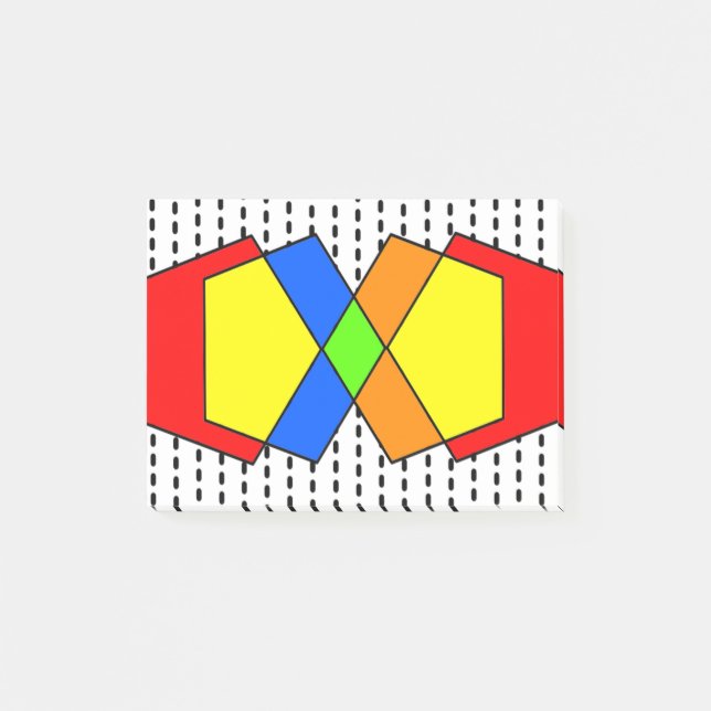 Post-it® Bauhaus Pentagons (Devant)
