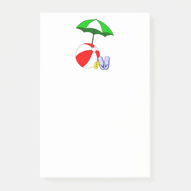 Post-it® Beach Ball Pool Parapluie Poster (Devant)