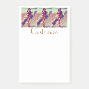 Post-it® Beach Girl Thunder_Cove