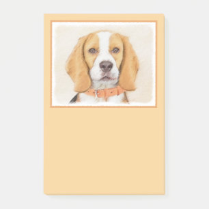 Post-it® Beagle Hound Dog Peinture Animal Art original