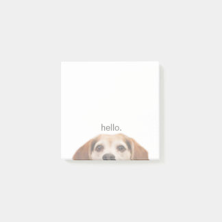 Post-it® Beagle souriant mignon avec les notes postales du