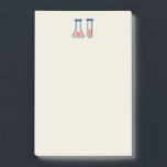 Post-it® Beaker & Test Tube Science Themed<br><div class="desc">Notes collantes avec un dessin mignon d'un tube d'essai et d'un bécher. Parfait pour les types scientifiques.</div>