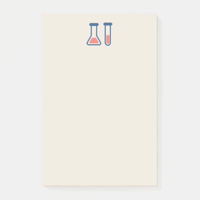Post-it® Beaker & Test Tube Science Themed (Devant)