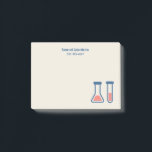 Post-it® Beaker & Test Tube Science Themed<br><div class="desc">Notes collantes avec un dessin mignon d'un tube d'essai et d'un bécher. Parfait pour les types scientifiques.</div>